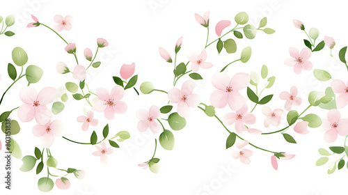 Wallpaper Mural This print pattern is watercolor small flowers abstract graphic poster background Torontodigital.ca