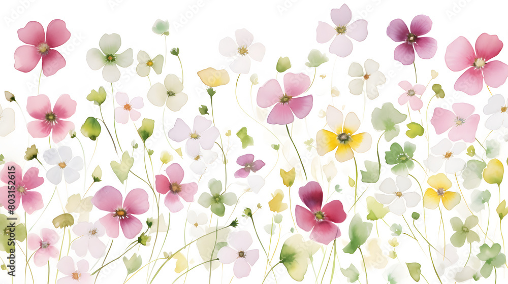 This print pattern is watercolor small flowers abstract graphic poster background This print pattern is watercolor small flowers abstract graphic poster background
