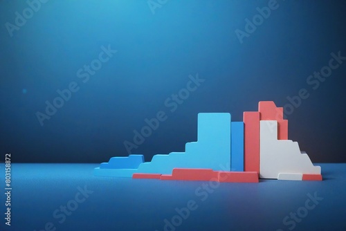 red wall with blue sky