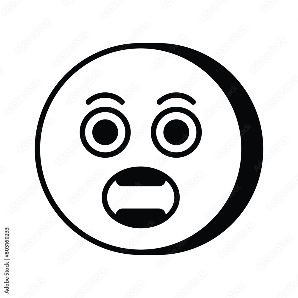 Oh My God expression emoji vector design, editable vector Oh My God expression emoji vector design, editable vector