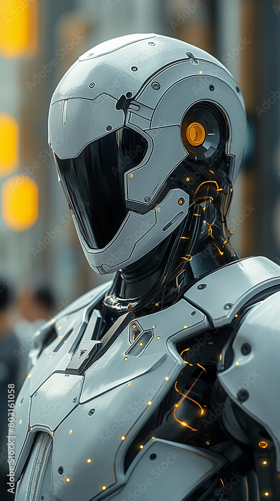Futuristic Robot Statue Futuristic Robot Statue