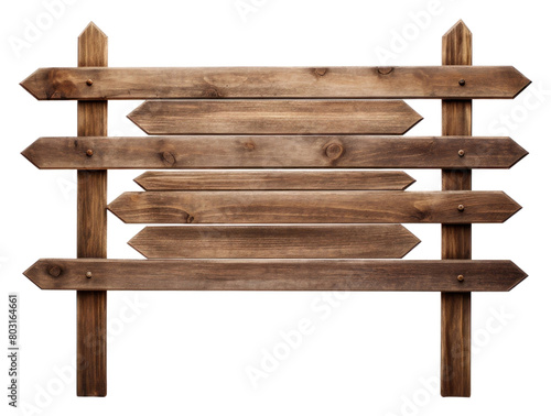 PNG Wooden direction sign furniture bench white background © Rawpixel.com
