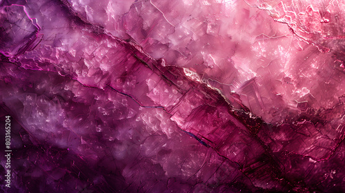 Lepidolite macro detail gemstone, close-up of the texture, grunge colorful pink purple background design photo