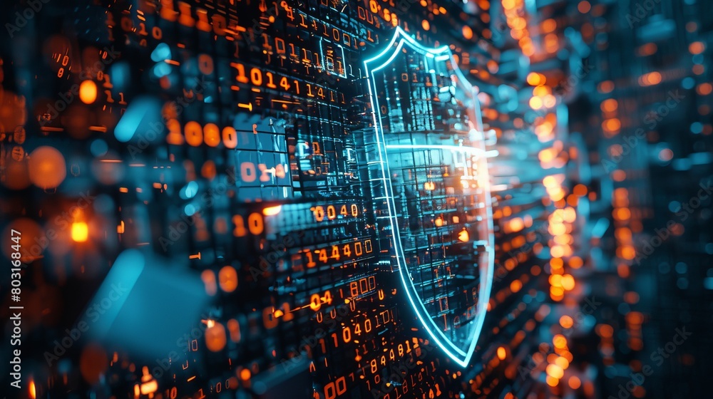 Digital Shield Icon Digital Shield Icon