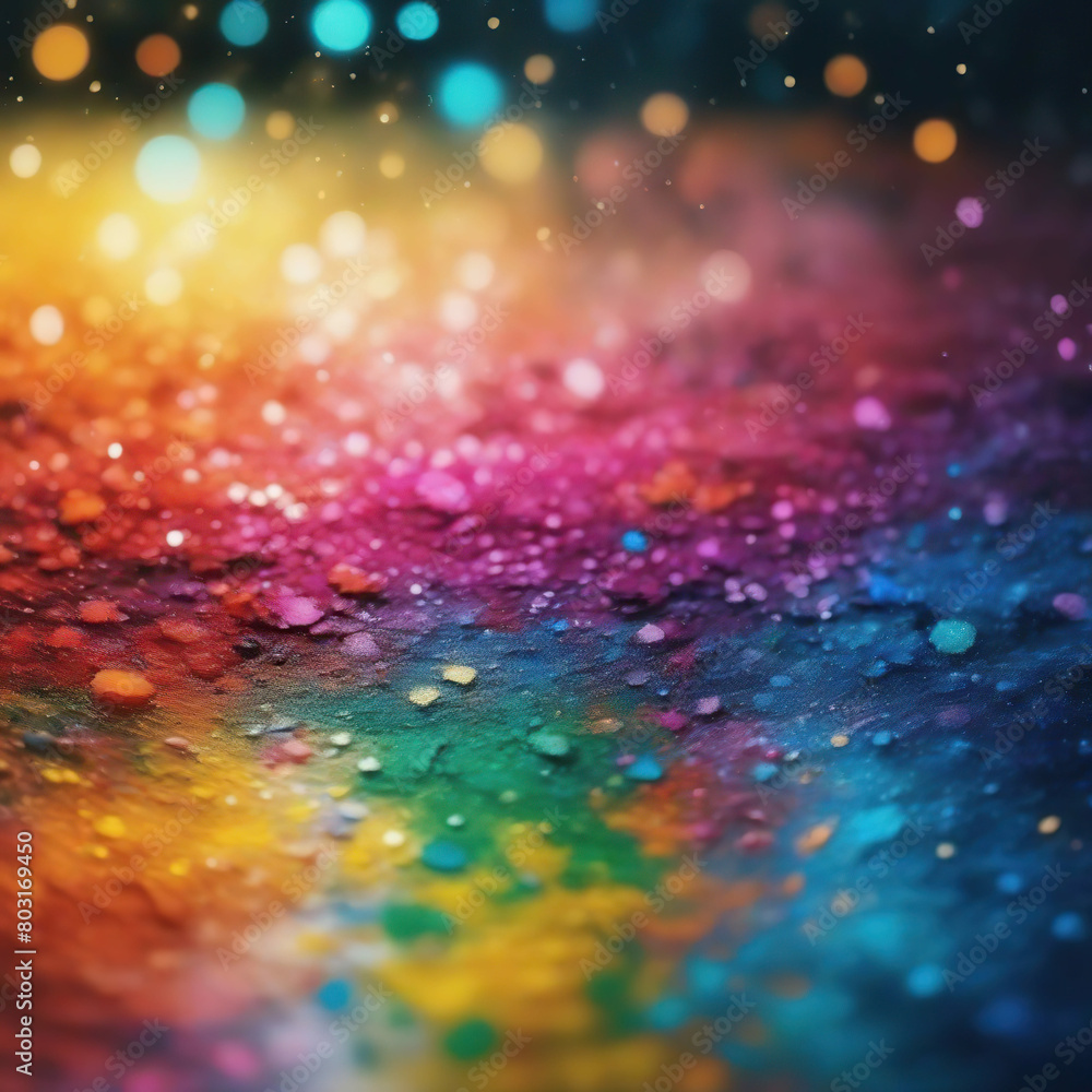 Rainbow colors abstract background. Blurred bokeh lights. Rainbow colors abstract background. Blurred bokeh lights.