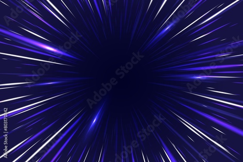 Abstract circular geometric background. Circular geometric centric motion pattern. Starburst dynamic lines or rays