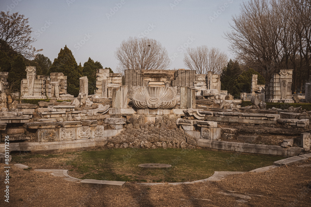 The Old Summer Palace, also known as Yuanmingyuan The Old Summer Palace, also known as Yuanmingyuan