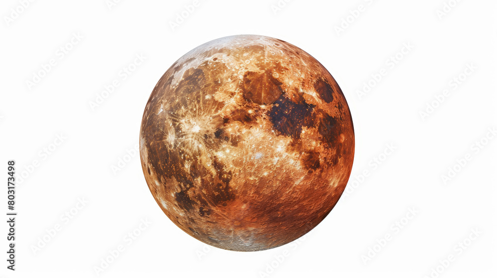 planet mars on white background planet mars on white background