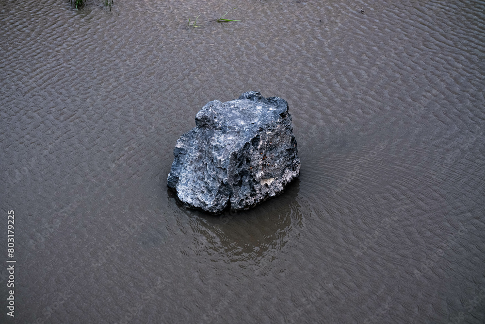 Naklejka premium stone in water
