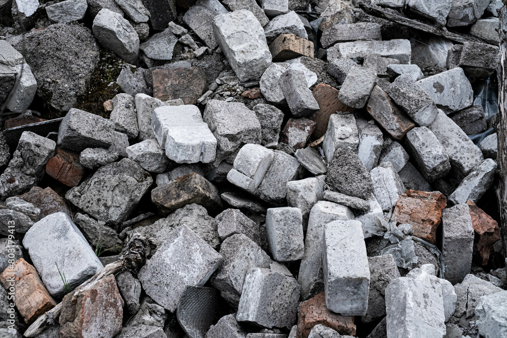 pile of bricks close up pile of bricks close up