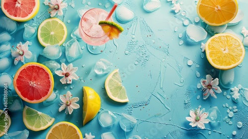 Citrus Symphony With Watermelon Slices