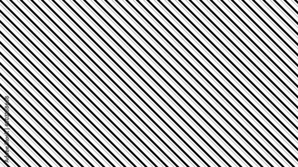 Abstract background with black and white stripes.Seamless loop video.Striped wallpaper. Abstract background with black and white stripes.Seamless loop video.Striped wallpaper.