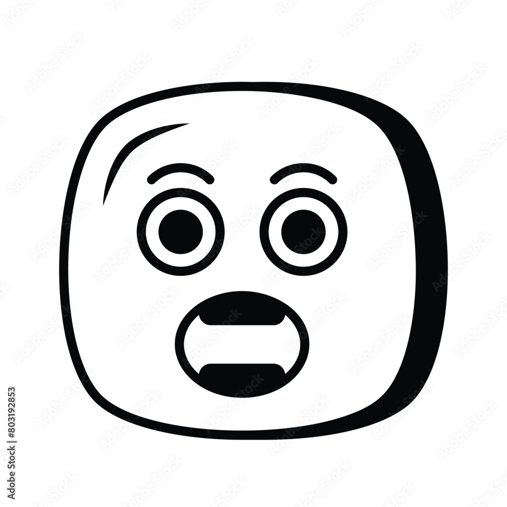 Oh My God expression emoji vector design, editable vector Oh My God expression emoji vector design, editable vector
