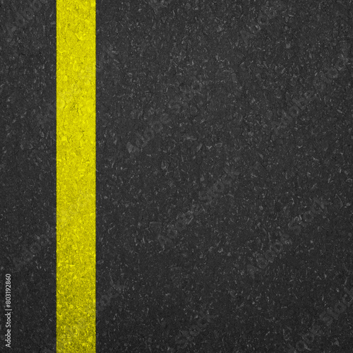 asphalt background with yellow lines © sk_advance