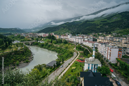 Përmet, Permet, Vjosa River, Vjosa Valley, Gjirokastra, Gjirokastër, Albania photo