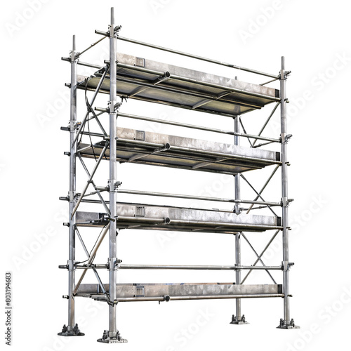 scaffolding element_hyperrealistic_hyper detailed_isolated on transparent background