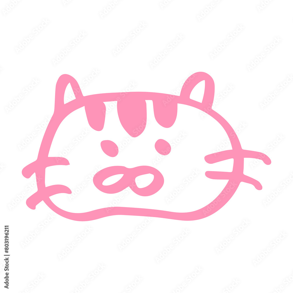pink cat cartoon pink cat cartoon