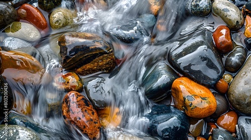 Flowing Water Around Vibran...