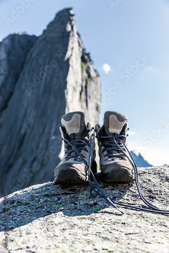 Berggipfel Segla auf der Halbinsel Senja in Norwegen