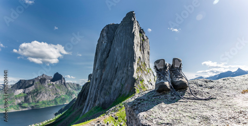 Berggipfel Segla auf der Halbinsel Senja in Norwegen