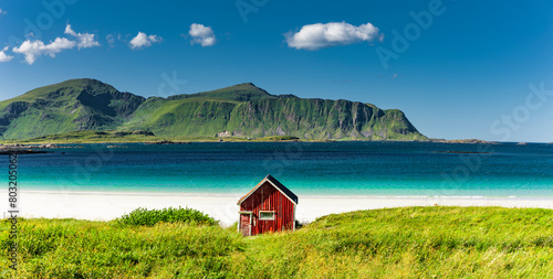 Rambergstranda auf den Lofoten in Norwegen