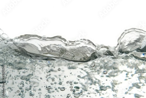 Wallpaper Mural water with air bubbles underwater, splash and waves on white background	
 Torontodigital.ca