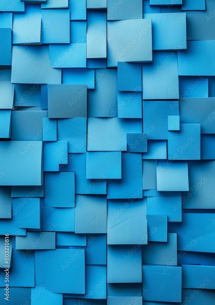 Blue geometric shapes Blue geometric shapes