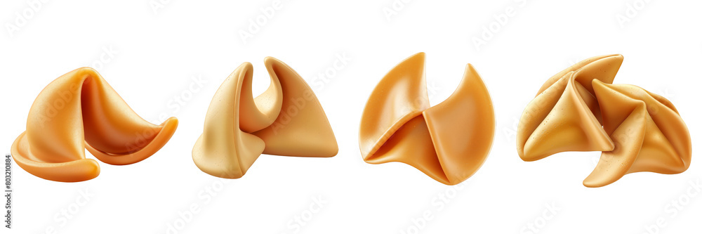 Φωτογραφία PNG fortune cookies 3d icons and objects collection, in cartoon style minimal on