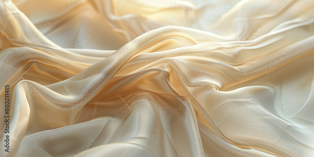 Background from satin fabric of beige color. Background from satin fabric of beige color.