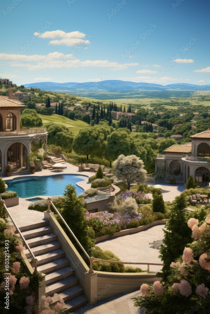 Luxury Italian Villa with Pool and Vineyard