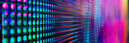 Wallpaper Mural A wall painted in various bright colors with numerous circles in different sizes creating a visually captivating pattern Torontodigital.ca