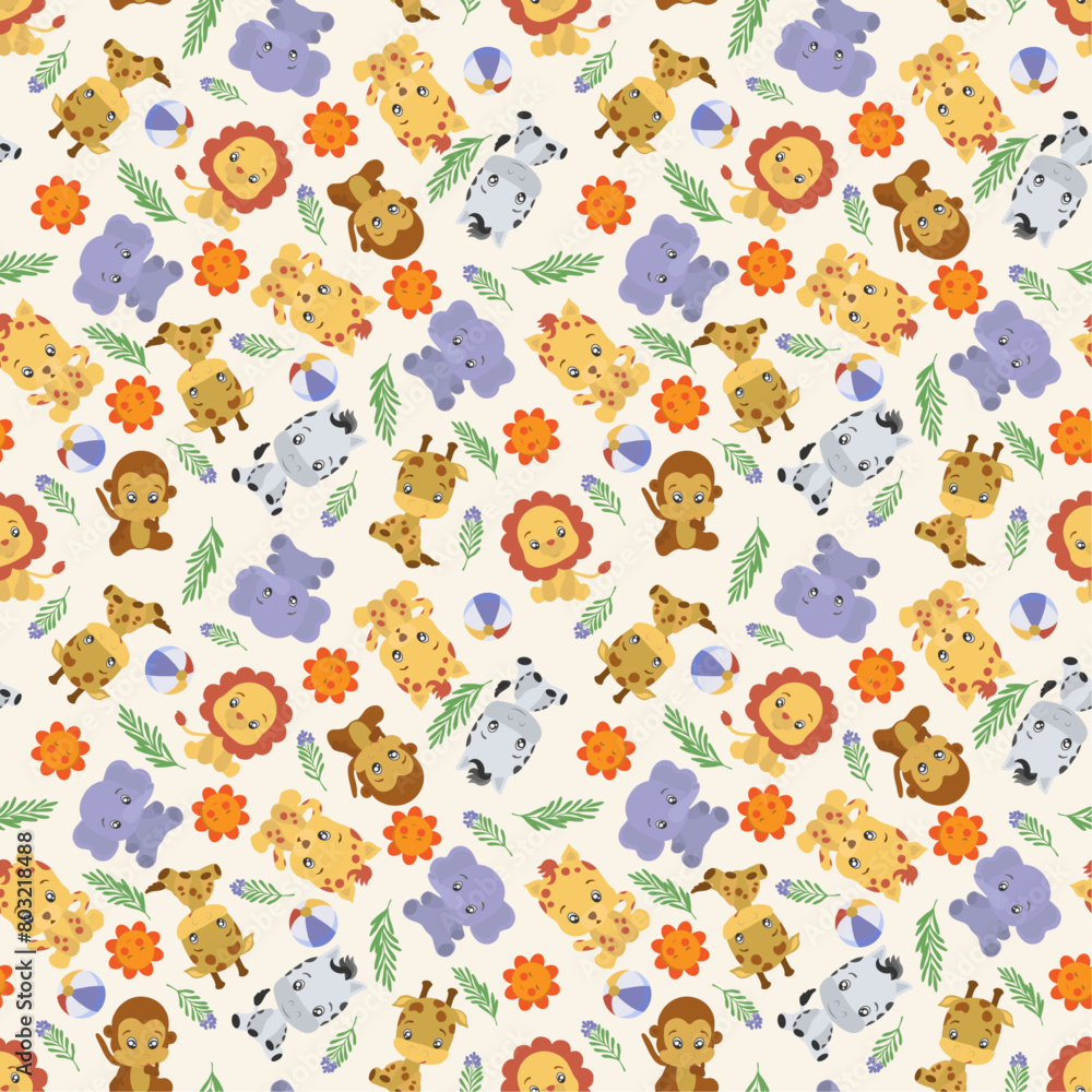 children's pattern with kittens children's pattern with kittens