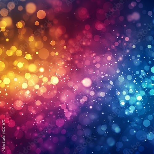 Colorful bokeh background