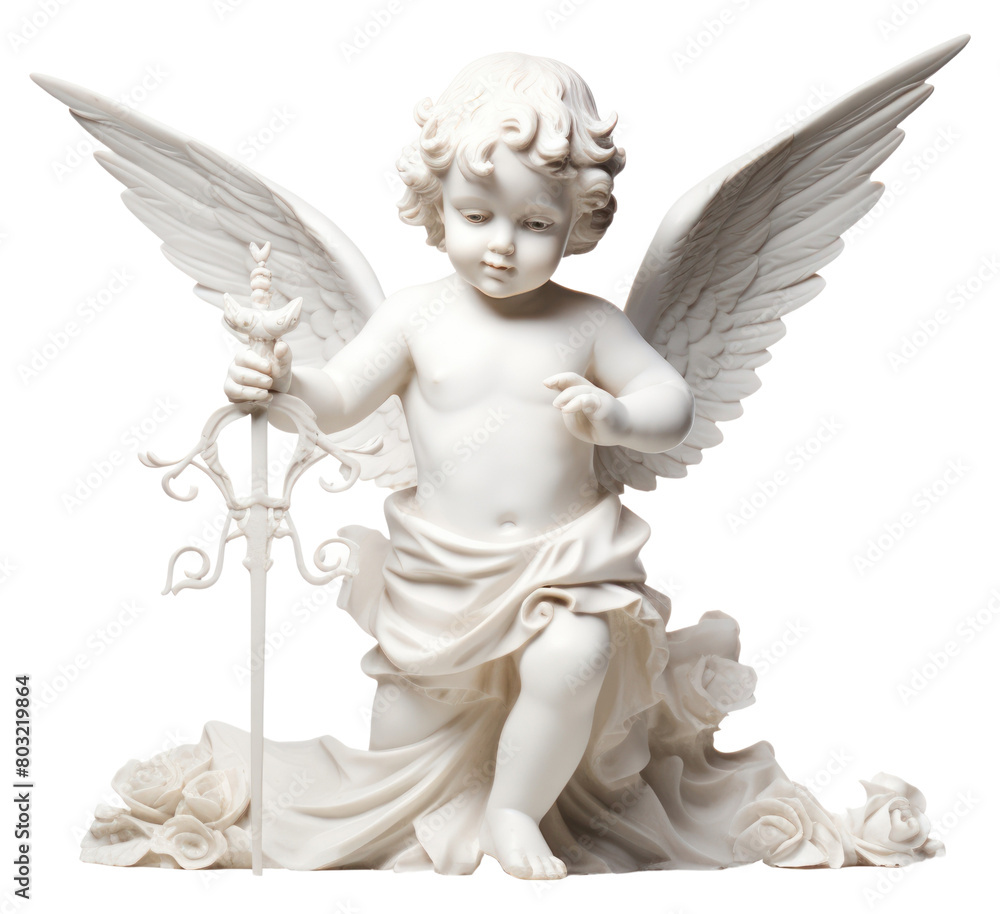 PNG Angel white cupid white background PNG Angel white cupid white background