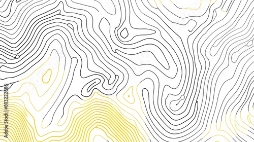 Stylized Topographic Map Pattern for Website or Digital Background