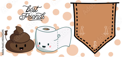 best friends mug art fun illustration