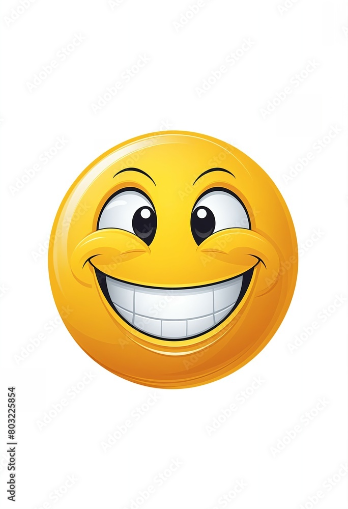 Fototapeta premium smiley face with smile