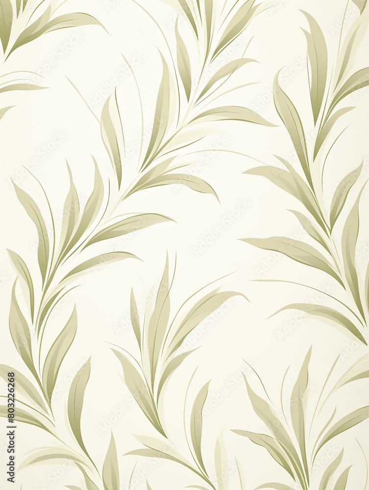 Naklejka premium Subtle neutral prints, gentle seamless pattern, vector graphic for soothing wall paper design , flat graphic drawing