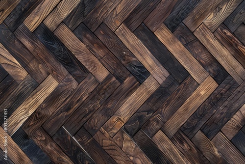 luxurious dark wood parquet flooring seamless wooden texture background for interior design