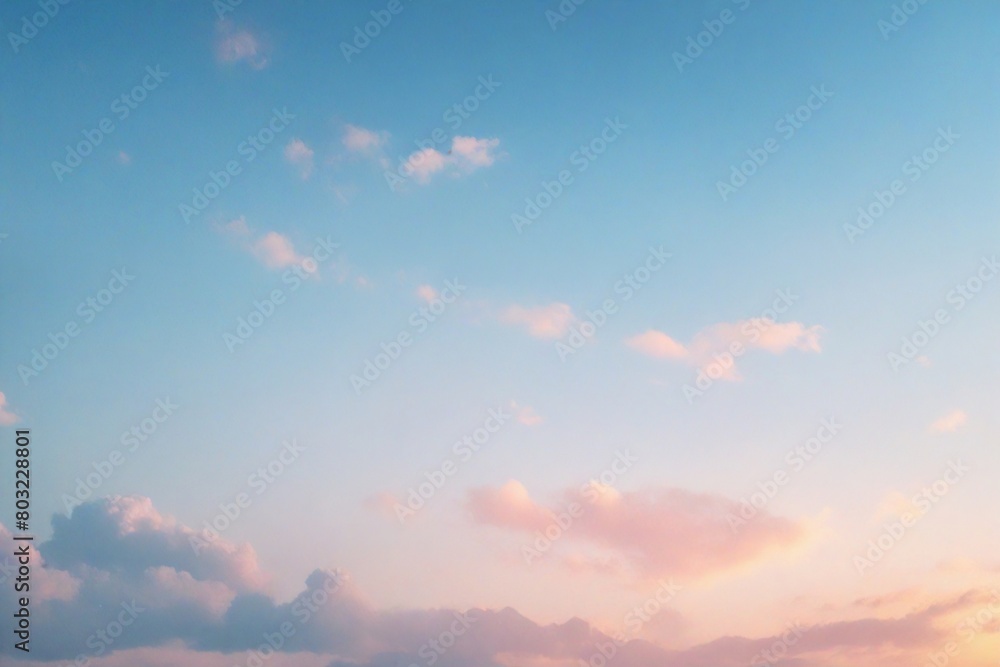 Fototapeta premium sunset sky with clouds