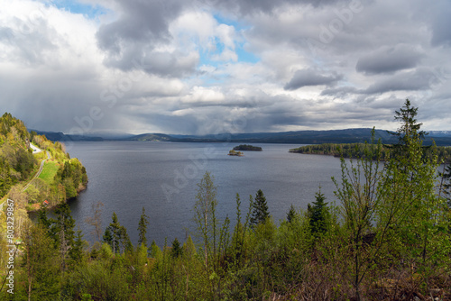  northern norway:nature sceneries on the road from Bronnoysund to Trondheim  photo