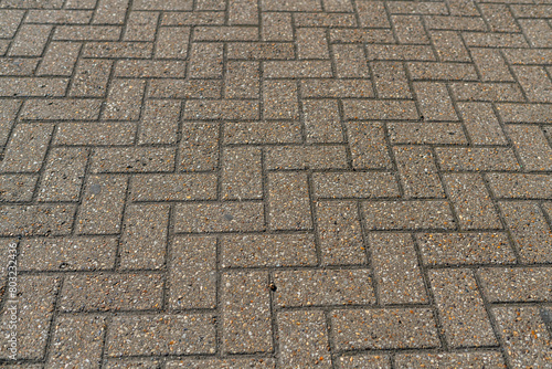 Close-up of a cobblestone walkway