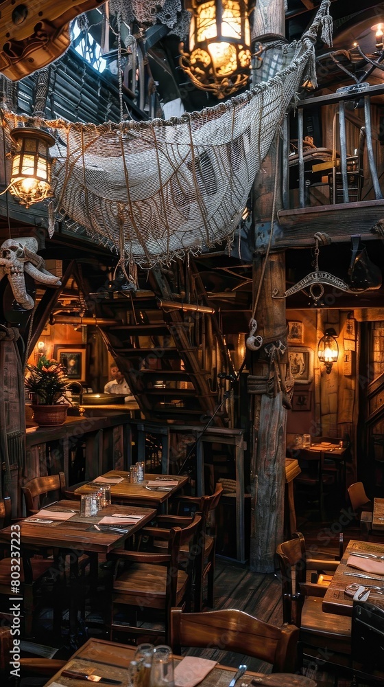 A piratethemed restaurant where meals are plundered from international cuisines