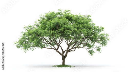 Lush and Verdant Tree in Serene Natural Landscape