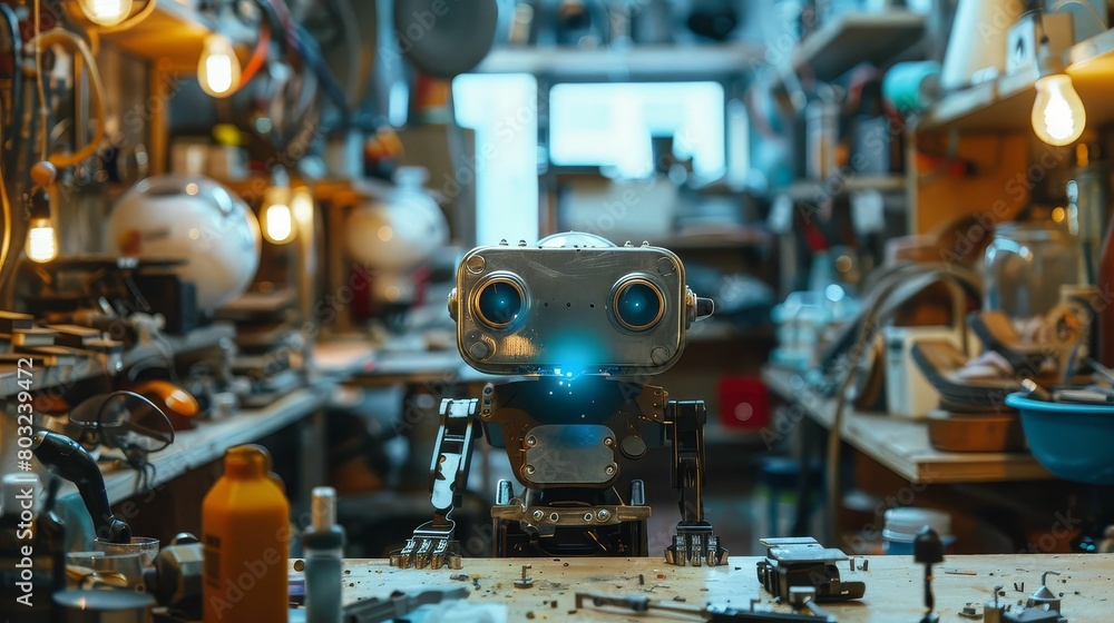 A DIY robotics workshop where you build personal assistants from scrap materials A DIY robotics workshop where you build personal assistants from scrap materials