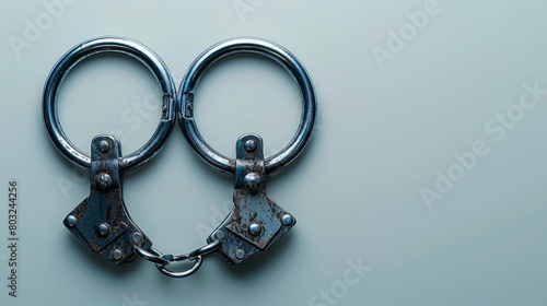 The equipment used by police to apprehend criminals is handcuffs