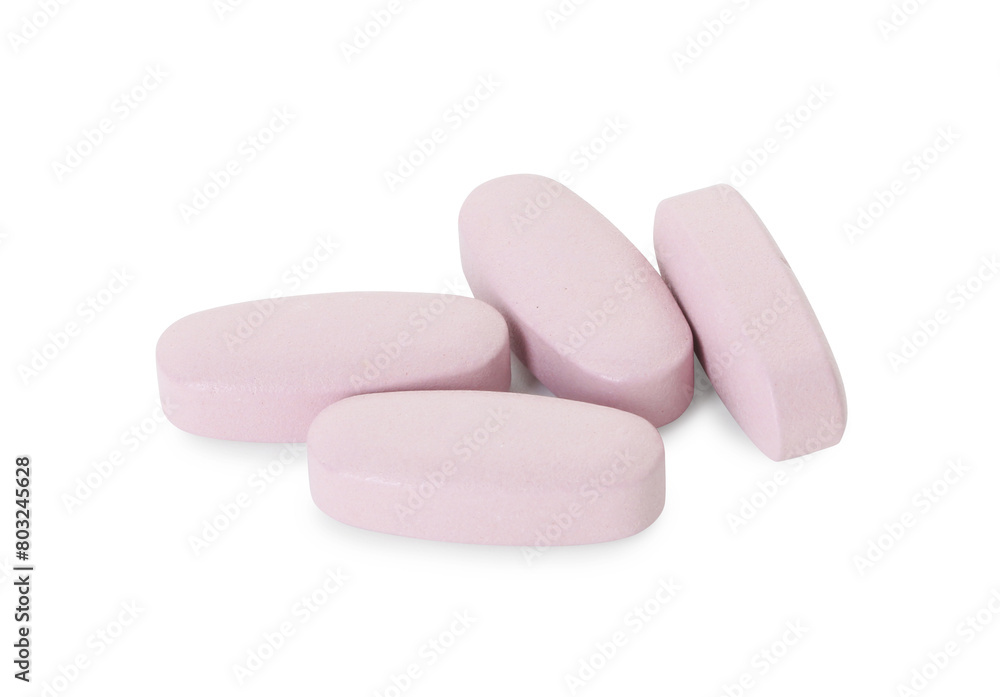 Vitamin pills isolated on white. Health supplement Vitamin pills isolated on white. Health supplement