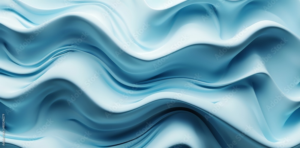 Obraz premium Blue abstract background with dynamic wavy lines creating a sense of movement and energy