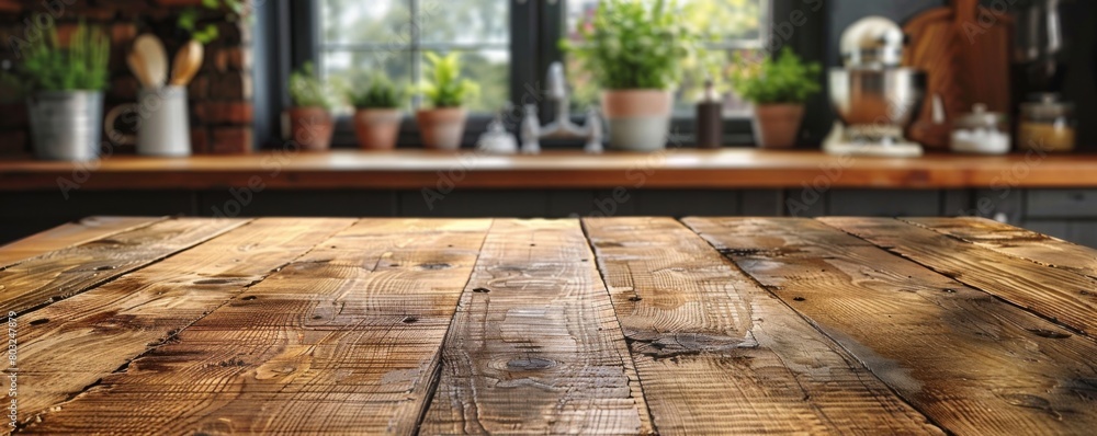 simple wooden table background