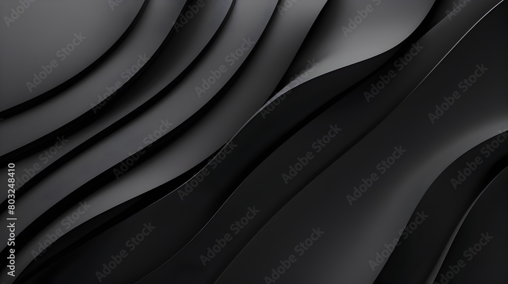 Black Flowing Curves Abstract Minimal Geometric Background Design Black Flowing Curves Abstract Minimal Geometric Background Design